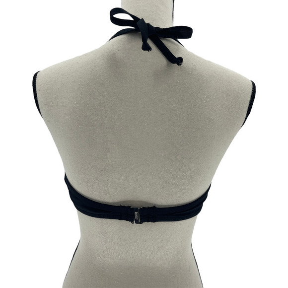 NWT Laundry Lace Trim Halter Bikini Top - Picture 4 of 5